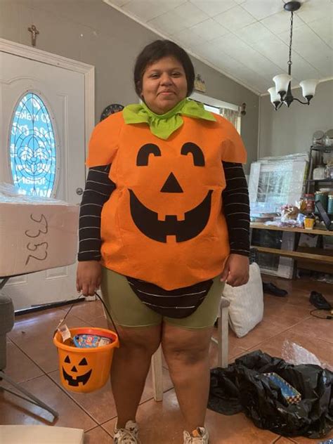 fat pumpkin costume